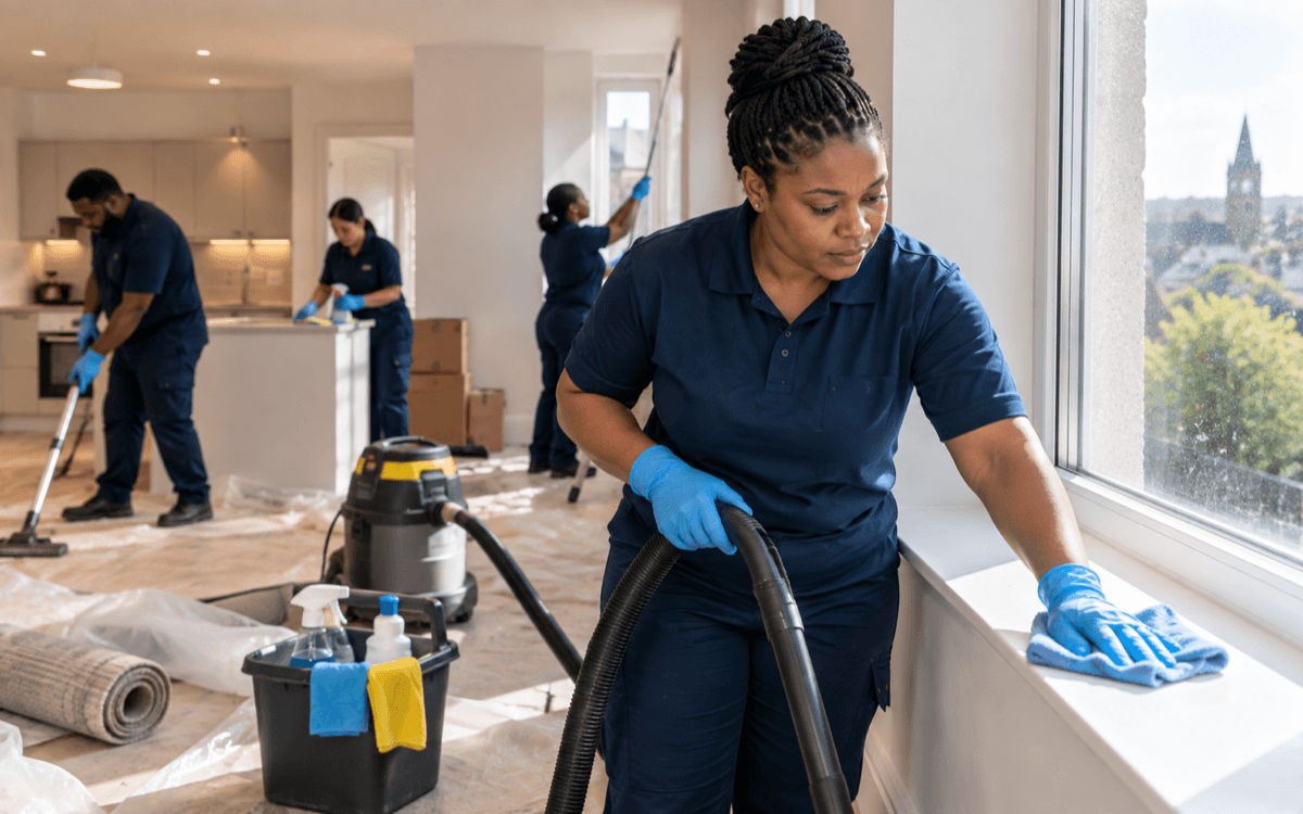 Post-construction cleaning — Sauda & Sons